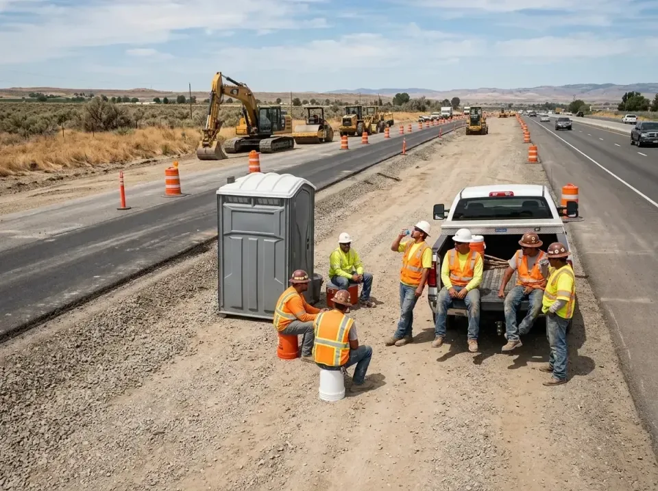highway-road-construction-crew-007 — frequently asked questions, Porta Potty and Restroom Rentals in Castro Valley, CA